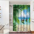 thumbnail image 2 of Clearance Bathroom Shower Curtain Nature Landscape Shower Curtain Bathroom Partition Curtain Waterproof Polyester Cloth Door Curtain Shower Curtains For Bathroom, 2 of 6
