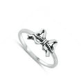 thumbnail image 4 of Ribbon Gift Love Knot Prize Ring .925 Sterling Silver Band Jewelry Female Male Unisex Size 7, 4 of 4