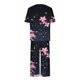 thumbnail image 5 of Conjuntos Cortos para Mujeres Impresión Floral de Verano Casual Manga Corta Cuello Redondo Y Pantalones Recortados Conjunto de Poliéster, Traje de Verano Casual, 5 of 7