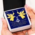 thumbnail image 4 of Psalm 91 Gift Gold KeepSake Scripture Card Anchor Pendant Stainless Steel Guardian Angels Quote, 4 of 7
