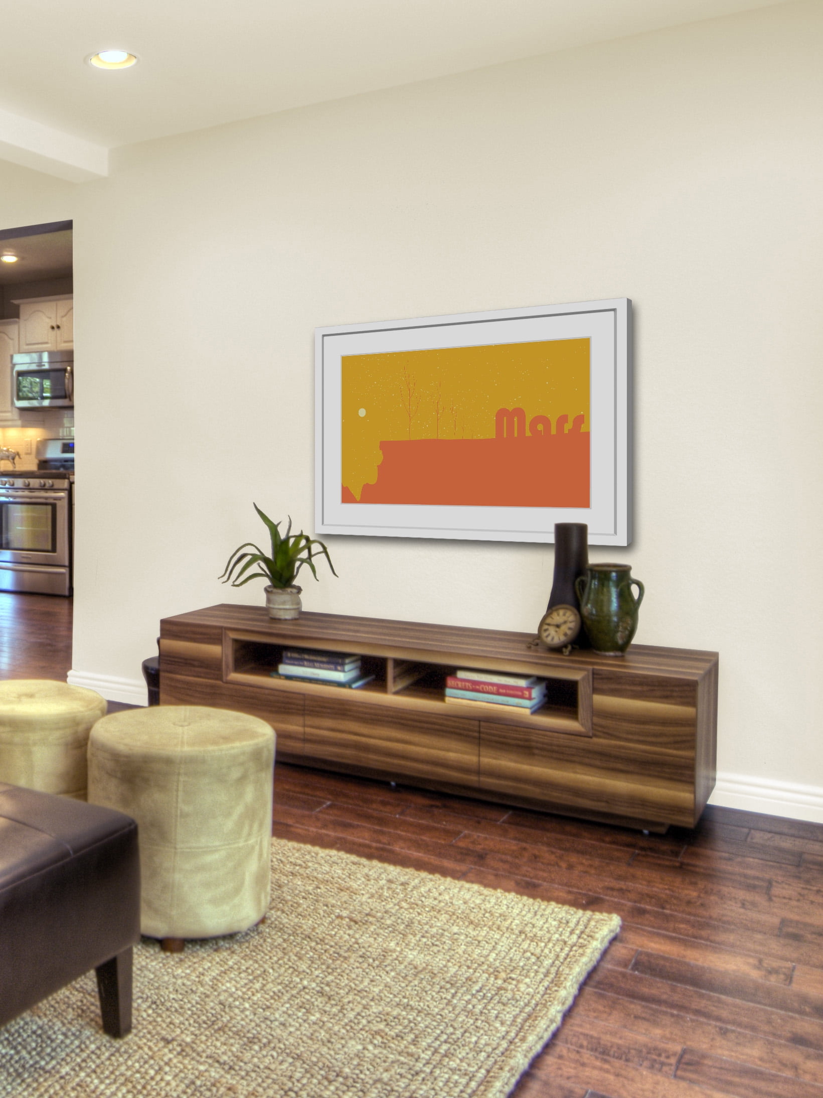 "Mars" Framed Painting Print