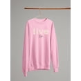 thumbnail image 3 of Live Life Daisy Lettering Sweatshirt Women -Image by Shutterstock, Female 3X-Large, 3 of 4