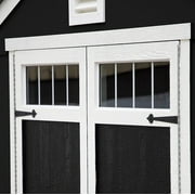 Handy Home Products Greenbriar 8 ft. x 10 ft. Wood Storage Shed (Floor Included)