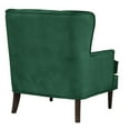 thumbnail image 3 of Ember Interiors Chadwick Glam Wingback Chair, Gree, 3 of 5