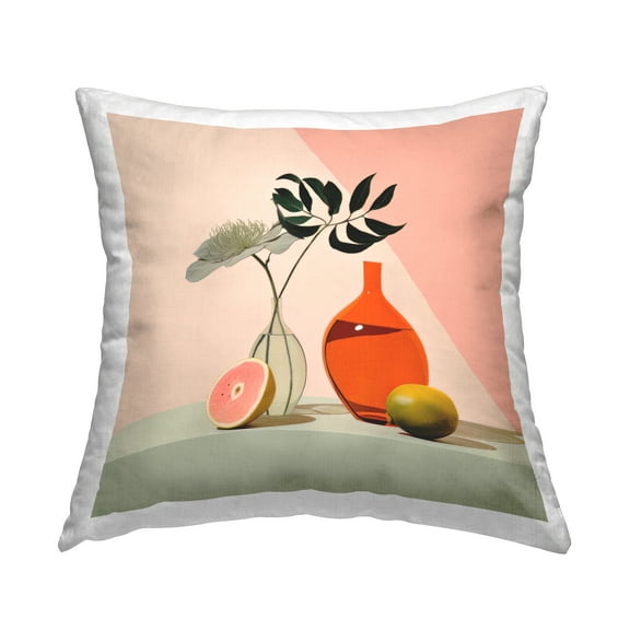 Stupell Industries Pastel Kitchen Still Life Decorative Printed Throw Pillow, 18 x 18