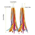 thumbnail image 2 of Bike Accessories Baby Colorful Bike Grips with Tassels Ribbon Easy Attach Streamers for Kids Rainbow Design for Boys and Girls, 2 of 2