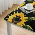 thumbnail image 5 of Acheng Sunflower Square Tablecloth Outdoor Fitted 100% Polyester Fiber 52*52, 5 of 8