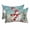 Teal, variant on Teal Snowman Christmas Outdoor Pillows for Chaise Lounge Chair Beach Headrest Pillow Set of 2 Waterproof Lumbar Pillows with Insert Xmas Tree Coastal Snowflake Starfish Pillow for Patio Pool 12"x20"