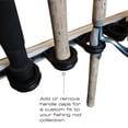 thumbnail image 2 of Rush Creek Creations 40-0005 3 in 1 Aluminum 10 Rod Wall and Ceiling Rod Rack, 2 of 7