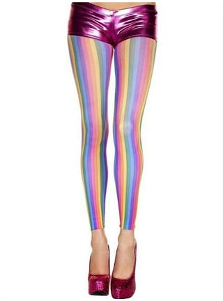 1997 Neon Rainbow Leopard Print  Leggings for Sale by