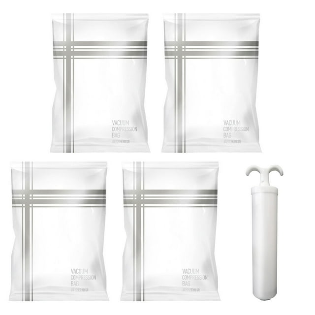 1 Ensemble de Sacs Compressés sous Vide Sac de Rangement pour Couette Sac Pliable Économiseur d'Espace
