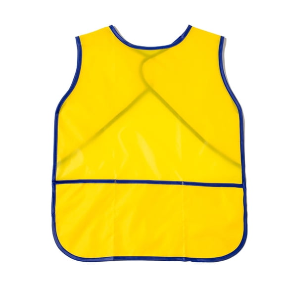 Kids Art Smock Water Proofing Painting Apron Sleeveless Design Vest Bib for Infants Baby Ages 3 to 8 Years with Pockets