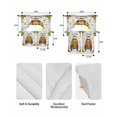 thumbnail image 5 of Sunflower Truck Swag Kitchen Curtains Sets for Windows 24 Inch Length, Summer Botanical Elegant Pastoral Floral Wooden Short Window Curtain Swags Valances and Tiers 3 Piece Set for Cafe/Dining Room, 5 of 5