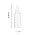 thumbnail image 2 of unbranded 20 Pcs Pour Spray Pointed Bottle Pigment Bottles 12X3.5X3.5CM White, 2 of 8