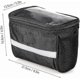 thumbnail image 4 of Bicycle handlebar bag waterproof bicycle front bag multifunctional riding front top tube storage bag, 4 of 5
