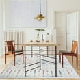 thumbnail image 5 of ReaLife Rugs Machine Washable Printed Moroccan Ivory Multi Eco-friendly Recycled Fiber Area Runner Rug (3' x 5'), 5 of 10