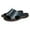 Blue, variant on Abcnature Women Sandals Clearance 2023! Women's Platform Wedge Sandals Extremely Comfy Slides Sandals Mens Fashion Solid Color Slippers Round-Toe Flat Casual Soft Sole Slippers Non-Slip
