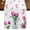 White, variant on Pink Tulips Burlap Cotton Table Runner 13x36 Inches Short, Vintage Floral Gray Wooden Spring Flowers Farmhouse Table Runners, Outdoor Dining Table Decor for Baby Shower/Party/Wedding