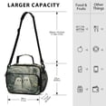thumbnail image 4 of FORMRS Student Insulated Lunch Bag with Shoulder Strap Reusable Cooler Box for School, Ghosts Playing in A Garden, 4 of 9