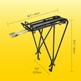 thumbnail image 2 of Topeak Explorer Disc Rack MTX 2.0 – Rear Touring for Disc Brake Bikes, 6061 T-6 Aluminum Tubing, Fits 26”, 27.5” & 700C Wheels, MTX QuickTrack & 2.0 Compatible, 57 lb Cargo Capacity, 2 of 4