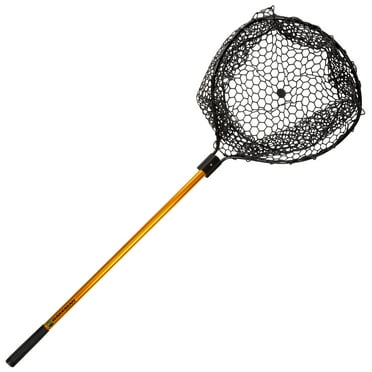 Wakeman 56-Inch Retractable Fishing Net with Telescopic Pole (Gold)