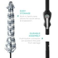 thumbnail image 6 of Best Choice Products 10ft Outdoor Steel Market Patio Umbrella w/ Crank, Tilt Push Button, 6 Ribs - Striped Navy Blue, 6 of 7