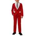 Halco Santa Suits Hiijoy Boys Santa Suit Outfits Lapel Blazer Dress Pants Set 2Pcs Formal ...