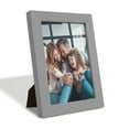thumbnail image 2 of Grooved 5 in. x 7 in. Grey Picture Frame Set (Set of 4), 2 of 6