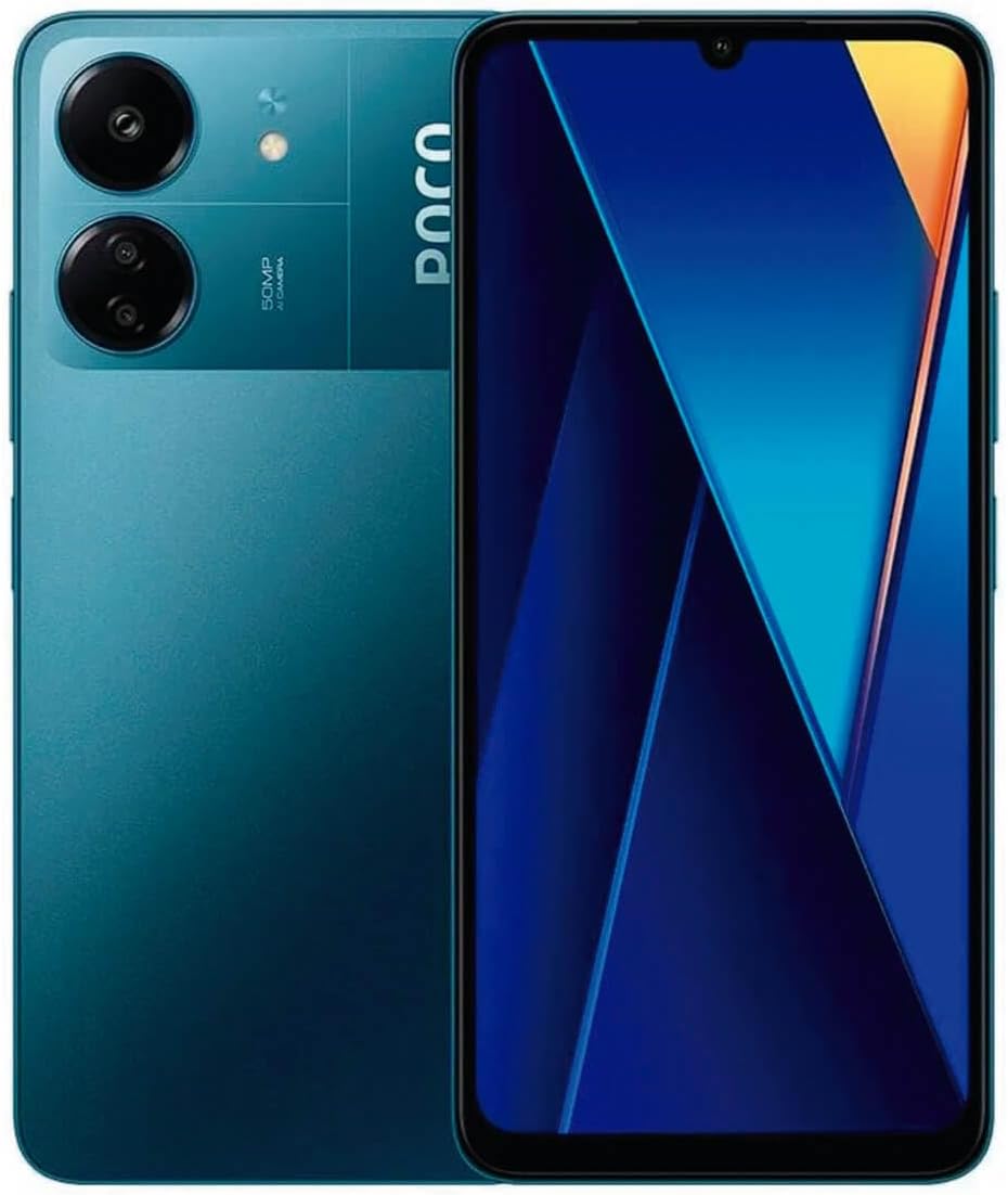 Poco C65 4G LTE GSM (128GB + 6GB) 50MP Triple Camera 6.74" Octa Core (Tmobile Mint Tello Global) Global Unlocked (Purple Global ROM)