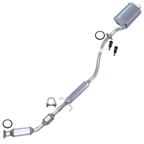 Northeastern Exhaust | Stainless Steel EPA-Approved Catalytic Converter, Resonator Pipe & Muffler Complete Exhaust System Fits Toyota Corolla 2005-2008 1.8L Sedan | Direct-Fit Replacement