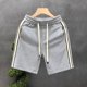 thumbnail image 3 of Pantalones cortos holgados de verano para hombre: pantalones cortos deportivos cómodos, transpirables y casuales, poliéster y spandex, 3 of 5
