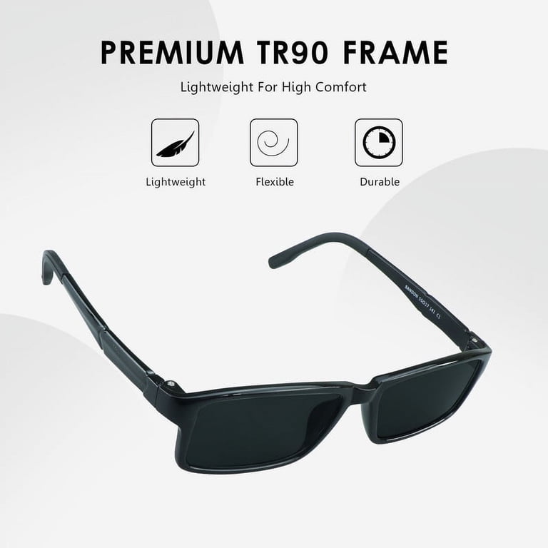 LifeArt 2 Pack Vintage Square Sunglasses for Men and Women  display picture 3