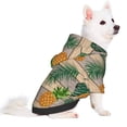 thumbnail image 2 of Haiem Pineapples Palm Leaves for Winter Dog Hoodie Sweatshirts with Pockets Warm Dog Clothes for Small Dogs Chihuahua-X-Large, 2 of 7