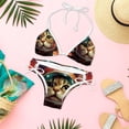 thumbnail image 6 of Retro Cat Detachable Sponge Adjustable Strap Bikini Set Two-Pack - Versatile Swim Suit for All Scenes, 6 of 6
