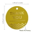 thumbnail image 6 of Inkdotpot Pack Of 50 Thank You For Celebrating With Us Bridal Shower-Baby Shower-Retirement-Wedding-Birthday Favor Paper Tags Craft Real Gold Foil Hang Tags, 6 of 7
