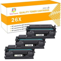 Toner H-Party 9000 Pages High Yield CF226X 26x toner Compatible Toner Cartridge for HP LaserJet Pro MFP M426dw M426fdn M402n M402d Printer (Black，3 Pack，Jumbo)