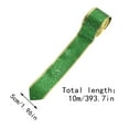 thumbnail image 2 of St. Patrick's Day Ribbon Irish Shamrock Wired Ribbon, Clover Patrick's Day Wreath Bow Green Shamrock Irish Holiday DIY Crafts, St. Patrick's Wreath DIY Crafting Gifts Wrapping, 2 of 4