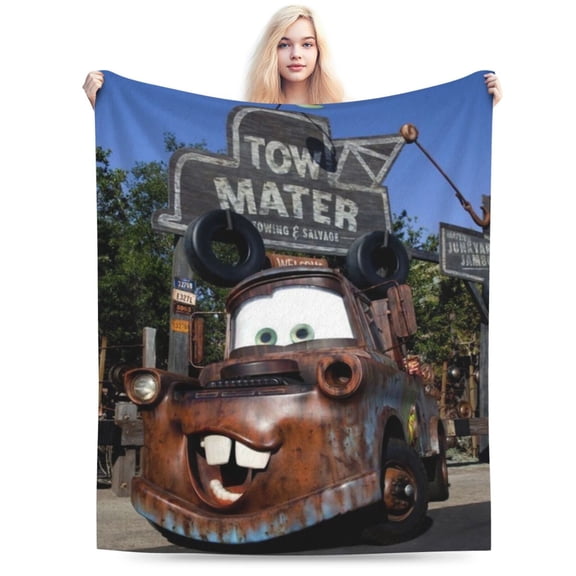 Ultra Soft Fleece Flannel Lightning Blankets Mc-Queen Cozy Warm Throws for Couch Sofa Bed 80"x60"