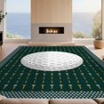 thumbnail image 2 of Design&I 6'x9' Washable Area Rug Ball Sport Design With Bold Realistic Dimple And Tee Accents Golf Flowing for Queen Size Bedroom, Under Bed, Sleek Flatweave Pet Friendly, 2 of 7