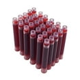 Jinhao Fountain Pen Cartridges, 30 Pack, Red Color, 2.6mm Standard Size