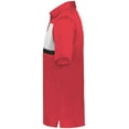 thumbnail image 4 of Holloway Sportswear 4XL Prism Bold Polo Scarlet/White 222576, 4 of 5
