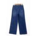 thumbnail image 4 of Denim Patch Pocket Wide Leg Jeans, 4 of 10