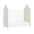 thumbnail image 1 of Piper Upholstered Convertible Cream Metal Crib, 1 of 9