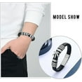thumbnail image 3 of Marijuana Leaf Urn Bracelet for Ashes for Men Women Adults Stainless Steel Maple Leaf Cremation Urn Bracelet Urn Bangle Ashes Holder Memorial Bangle, 3 of 7