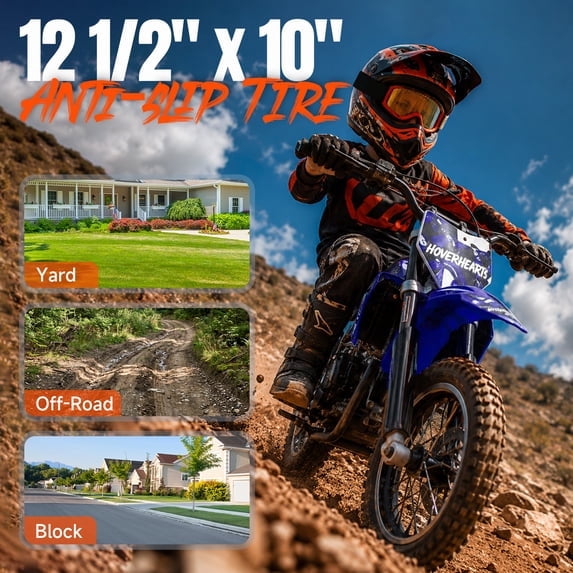 4-Stroke Gas Dirt Bike,39cc Gas Powered Off-Road Mini Bike,Mini Dirt Bike with 20mph Max Speed & 27 miles Max Range,Adjustable Suspension, Dual Disc Brakes,Epa Certified