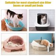 thumbnail image 6 of Bestpet Cat Litter Box Enclosure Covered Litter Box Enclosed Cat House Condo Side Table Hidden Cat Washroom Enlarged Cat Litter Cabinet Cat Furniture Litter Tray with Door，White, 6 of 7