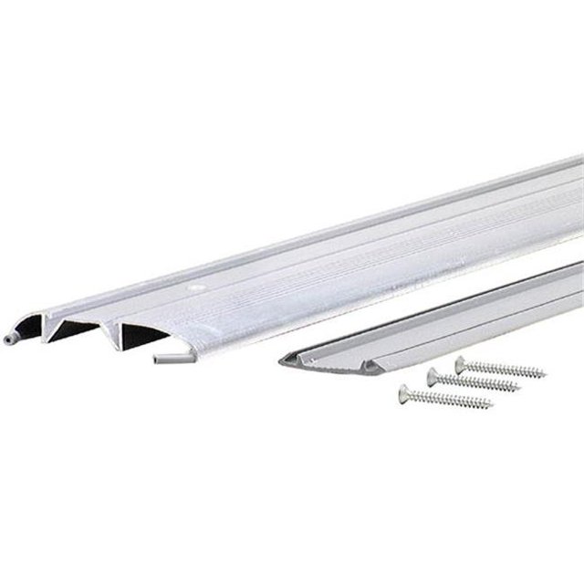 36 Po. Bas Boy Seuils avec Joint en Vinyle Aluminium