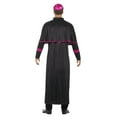 thumbnail image 3 of Cardinal Costume Adult Black Saints Sinners Medium Male Fancy Dress Party Book Week Halloween, 3 of 3