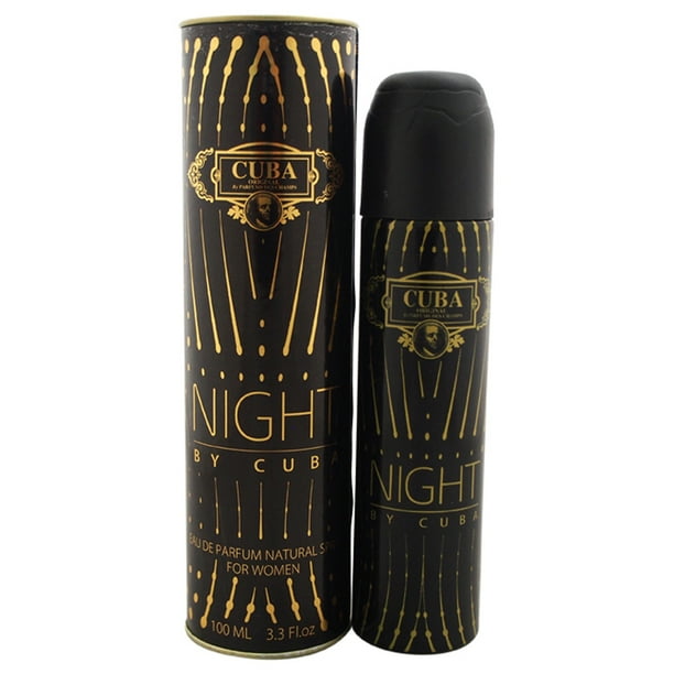 Cuba Night de Cuba para mujeres - Spray EDP de 3.3 oz Cuba Cuba Cuba Night Perfume EDP Dama 3.3oz