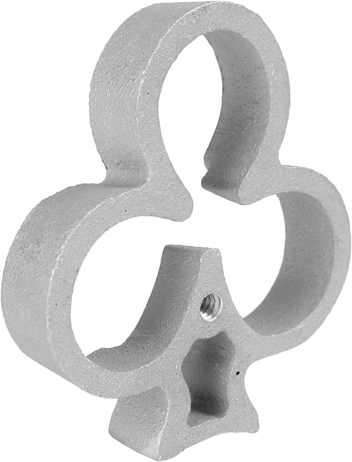 Kitchen Supply 7124 Valentine Heart Rosette Iron, Hand-Cast Aluminum, 3.25 W x 3